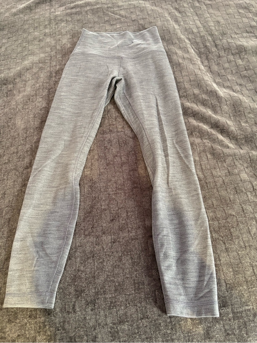 lululemon athletica Light Grey Seamless Leggings